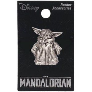 Grogu Pewter Lapel Pin, Star Wars Mandalorian, The Child, Baby Yoda, Gift